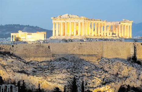 ancient athens - parthenon acropolis